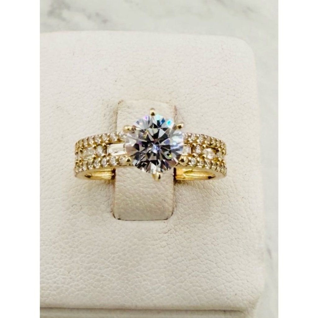14k Solid Gold Ring Engagement
